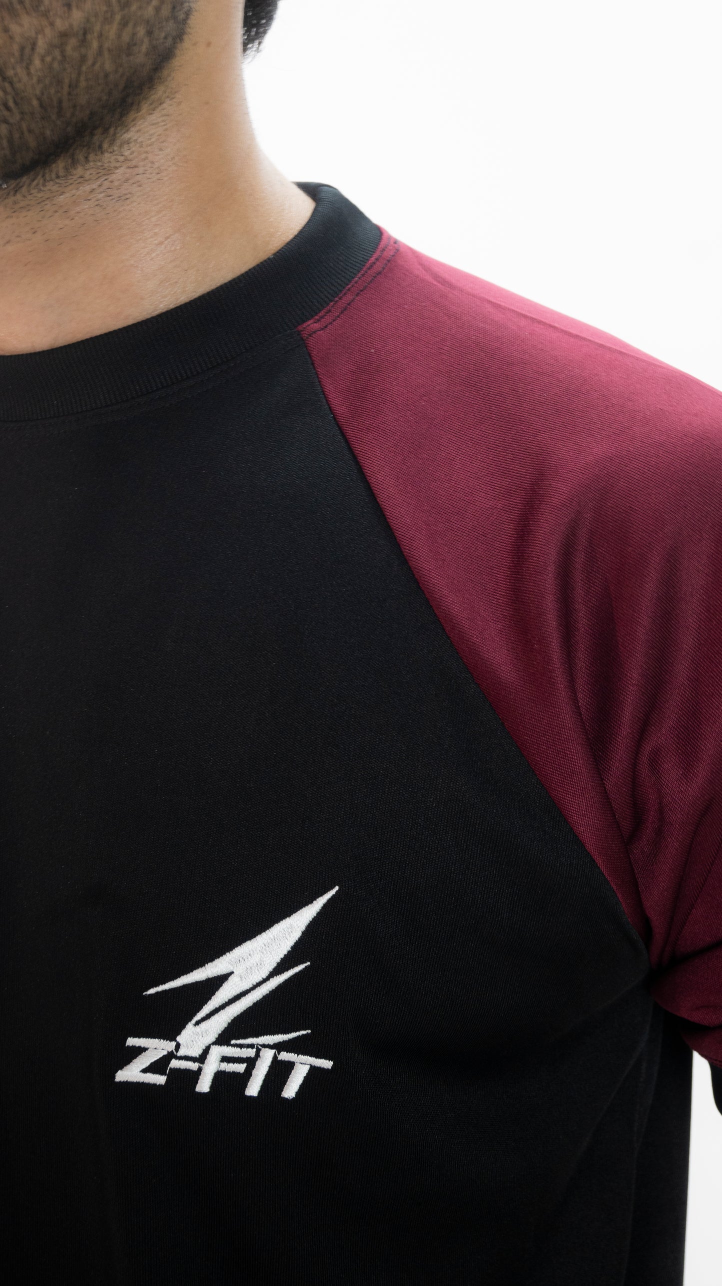 Z-Fit Elite Black & Burgundy Tracksuit
