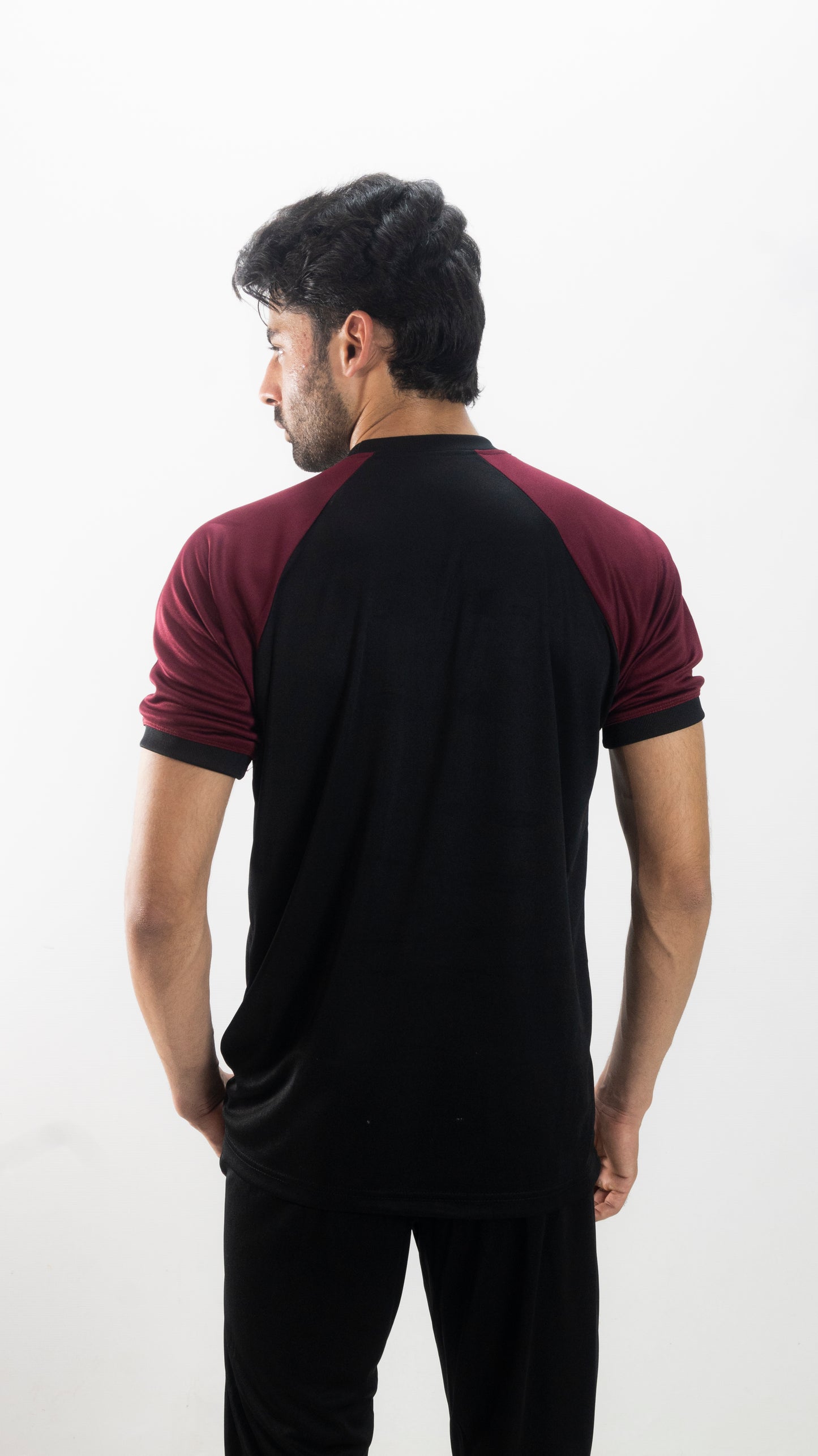 Z-Fit Elite Black & Burgundy Tracksuit