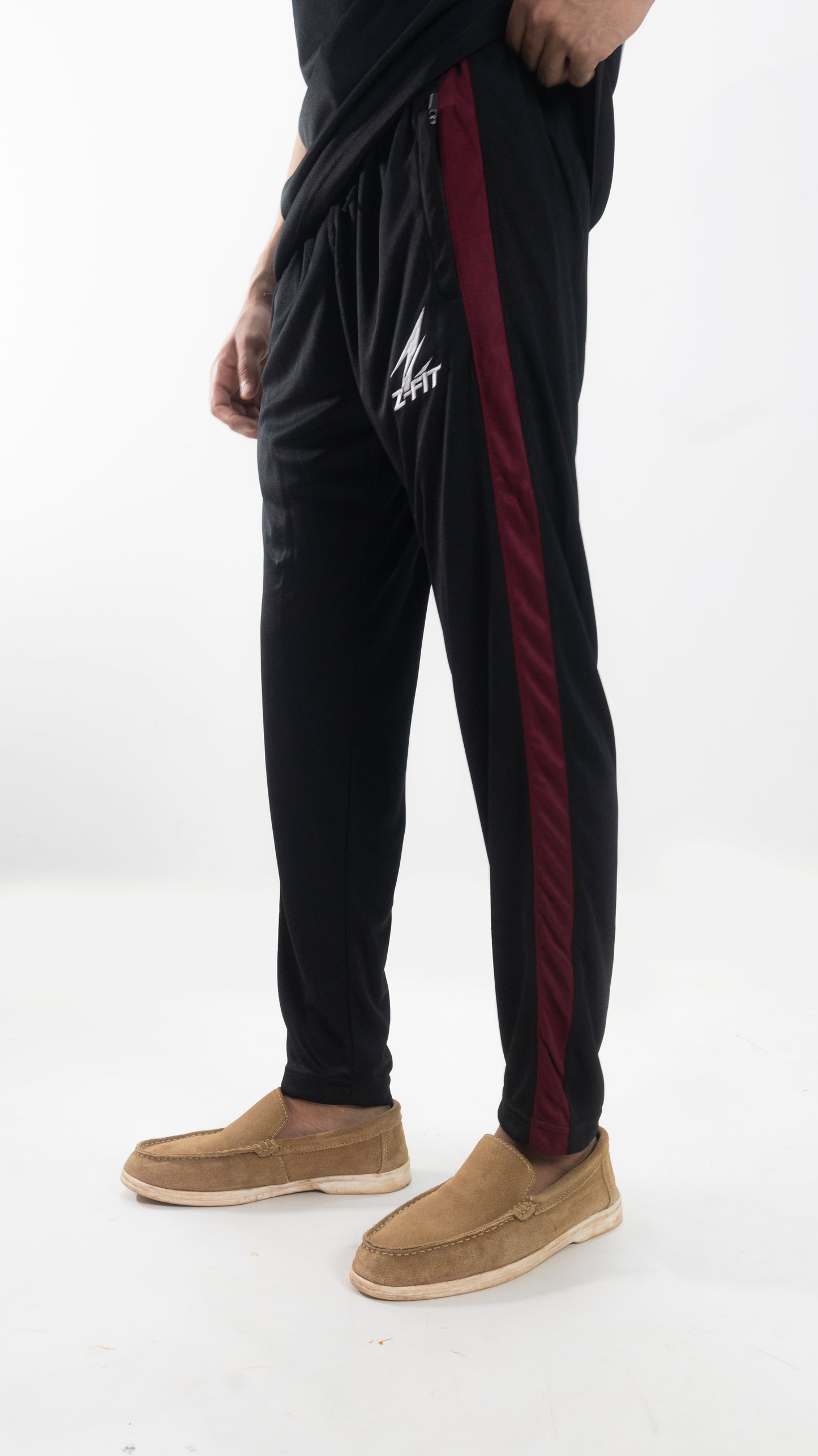 Z-Fit Elite Black & Burgundy Tracksuit