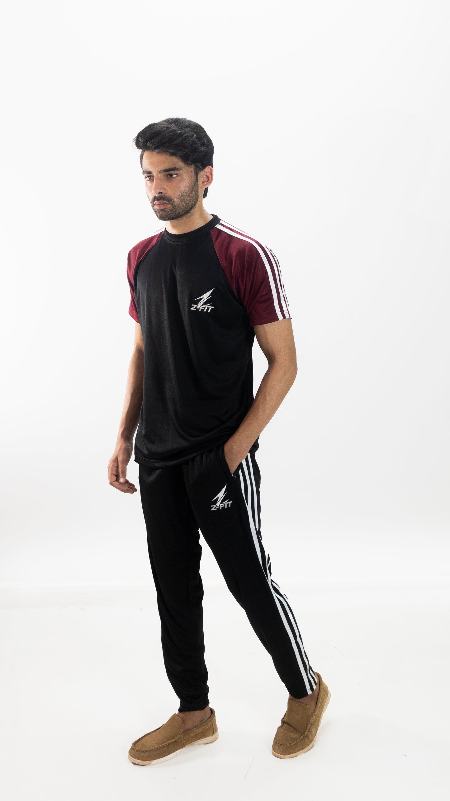 Z-Fit Striped Velocity Tracksuit