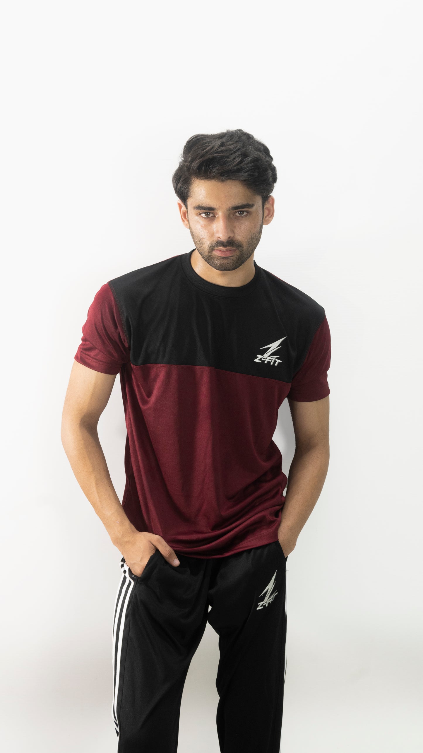 Z-Fit Crimson Edge Stripe Tracksuit