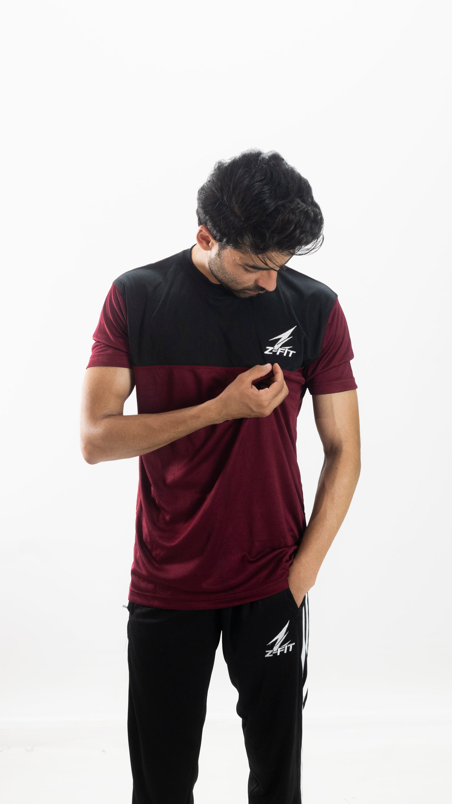Z-Fit Crimson Edge Stripe Tracksuit