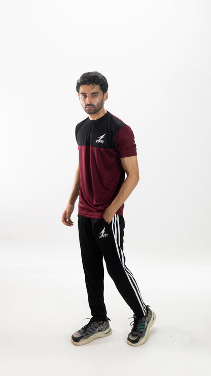 Z-Fit Crimson Edge Stripe Tracksuit