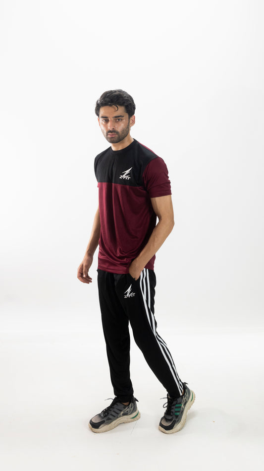 Z-Fit Crimson Edge Stripe Tracksuit